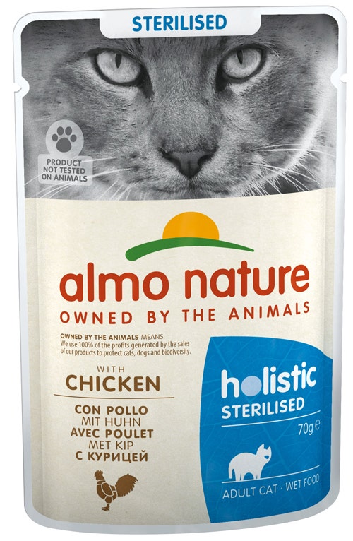 Almo Nature Sterilised Cibo Umido Con Pollo Per Gatti Adulti Sterilizzati Bustina 70g-2