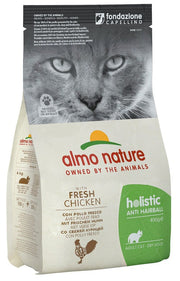 Almo Nature Holistic Anti Hairball Cibo Secco Con Pollo Fresco Per Gatti Adulti Sacco 400g-3