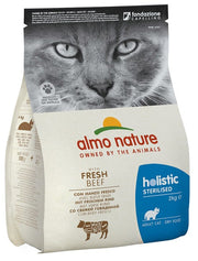 Almo Nature Sterilised Cibo Secco Con Manzo Fresco Per Gatti Adulti Sacco 2kg-3