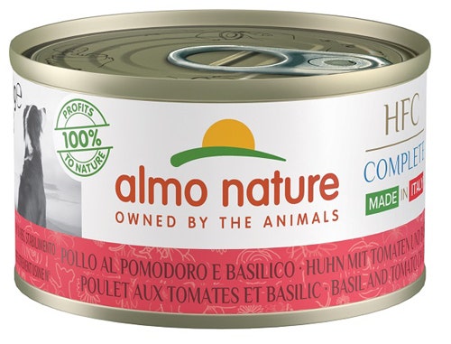 Almo Nature HFC Dog Complete Cibo Umido Pollo Al Pomodoro Per Cani Adulti Lattina 95g-2