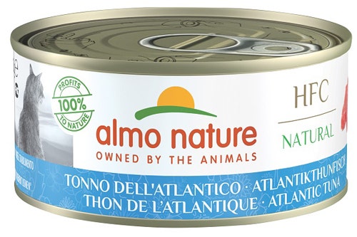 Almo Nature HFC Natural Cibo Umido Tonno Dell'Atlantico Per Gatti Adulti Scatoletta 150g-2