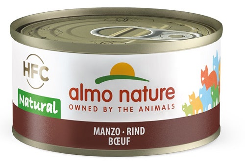 Almo Nature HFC Natural Cibo Umido Manzo Gatti Adulti Lattina 70g-1