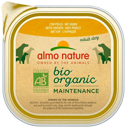 Almo Nature Daily Menu Bio Cibo Umido Pollo Cani Adulti Vaschetta 100g-2