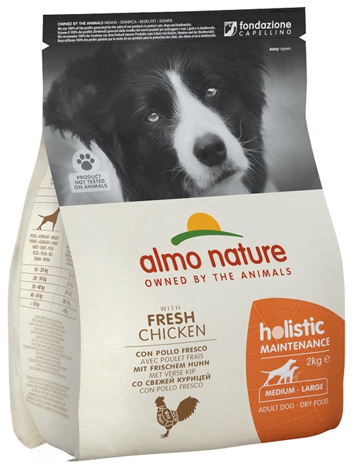 Almo Nature Holistic Maintenance Crocchette Pollo Cani Adulti Taglia Media E Grande Sacco 2kg-1