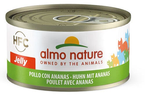 Almo Nature HFC Jelly Pollo con Ananas alimento umido per gatti adulti 70g-1