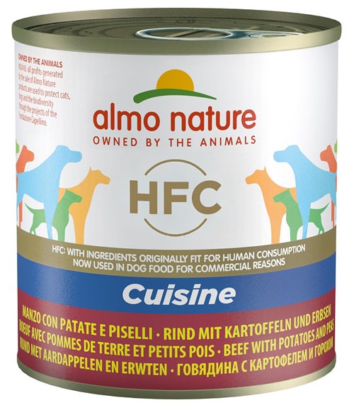 Almo Nature Cuisine Cibo Umido Manzo Con Patate E Piselli Per Cani Adulti Scatoletta 290g-2
