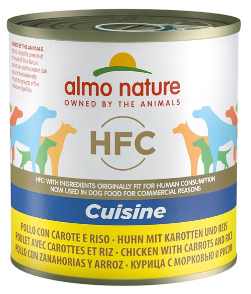 Almo Nature Cuisine Cibo Umido Pollo Con Carote E Riso Per Cani Adulti Scatoletta 280g-2
