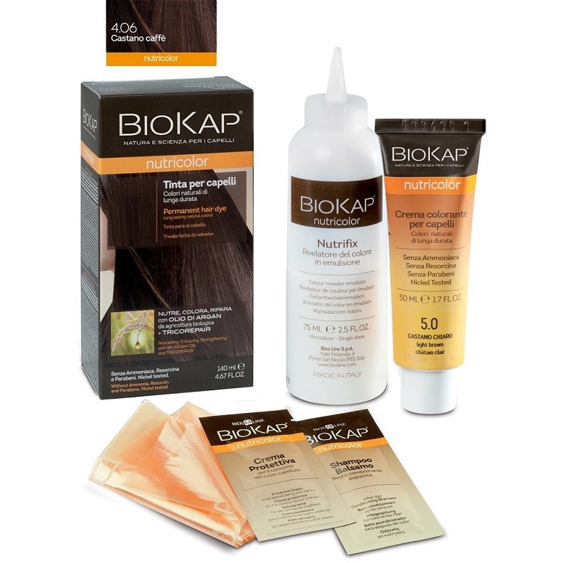 Biokap Nutricolor Tinta Capelli 4.06 Castano Caffè  - 2