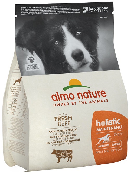 Almo Nature Holistic Maintenance Manzo Fresco E Riso Cibo Secco Per Gatti Adulti Taglia Media Sacco 2kg-2