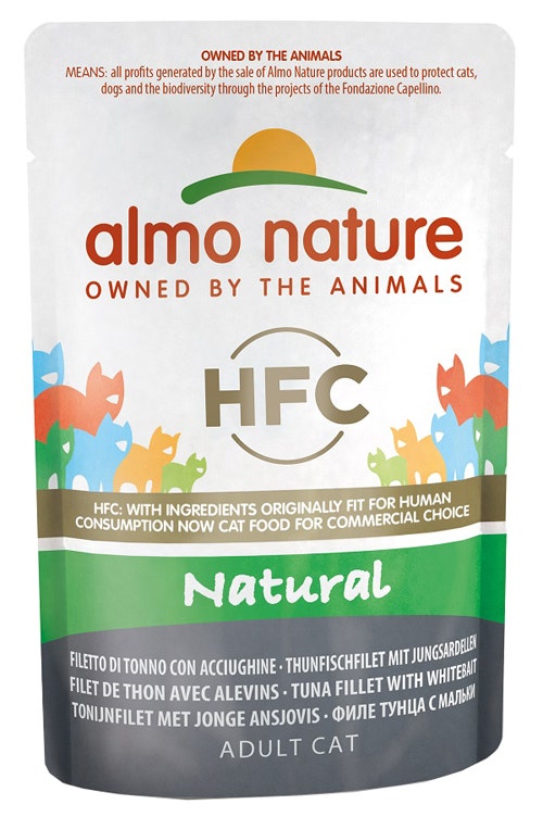 Almo Nature HFC Natural Cibo Umido Tonno E Acciughe Per Gatti Adulti Bustina 55g-2