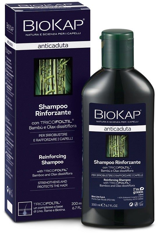 Biokap Shampoo Rinforzante Anticaduta Con Tricofoltil 200ml  - 1