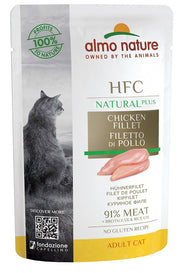 Almo Nature HFC Natural Plus Cibo Umido Filetto Di Pollo Per Gatti Adulti Bustina 55g-2