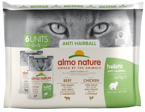 Almo Nature Daily Cibo Umido Manzo E Pollo Per Gatti Adulti 6x70g-3