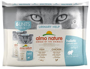 Almo Nature Urinary Help Con Pesce E Pollo Per Gatti Adulti 6x70g-3