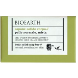 Bioearth Sapone Solido Corpo Olio Oliva Bio/Bergamotto Pelle Normale/Mista150g  - 2