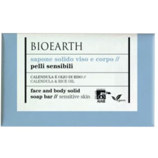 Bioearth Sapone Solido Viso Corpo Calendula/Olio Riso Pelli Sensibili 150g  - 2