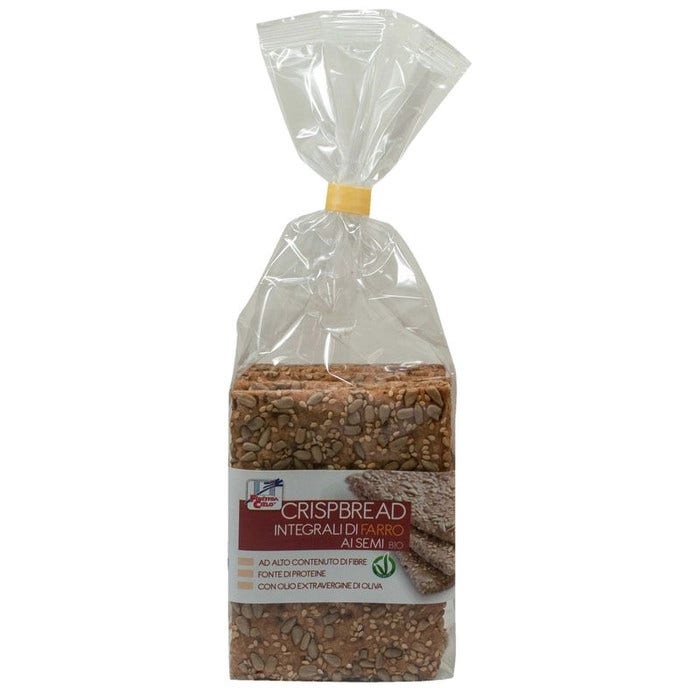 La Finestra Sul Cielo Crispibread Integrali Di Farro Ai Semi Bio 200g-1