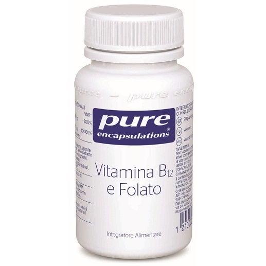 Pure Encapsulations Vitamina B12 E Folato 30 Pastiglie  - 2