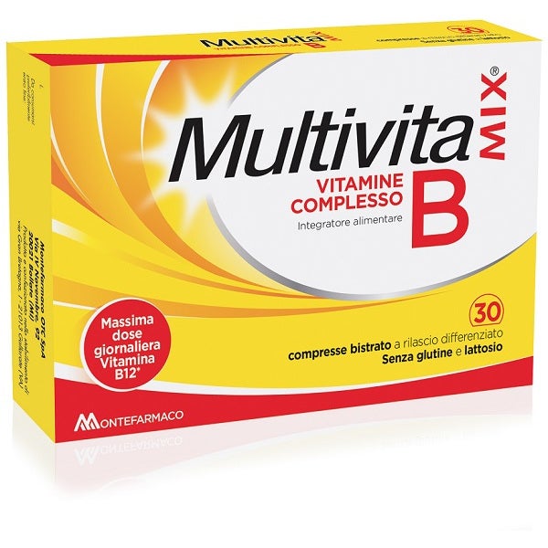 Multivitamix Vitamine Complesso B 30 Compresse Bistrato  - 2