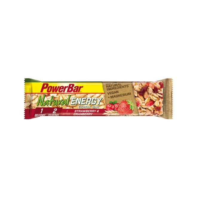 Powerbar Natural Energy Cereal Strawberry & Cramberry 1 Barretta 40g  - 3