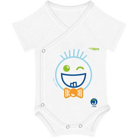 J Bimbi Body My Hero Bio Cotton 4 Season 44-62cm Wink&Smile Bimbo  - 2