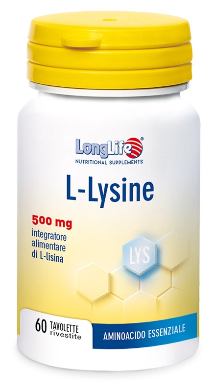Longlife L-Lysine 500mg 60 Tavolette - 1