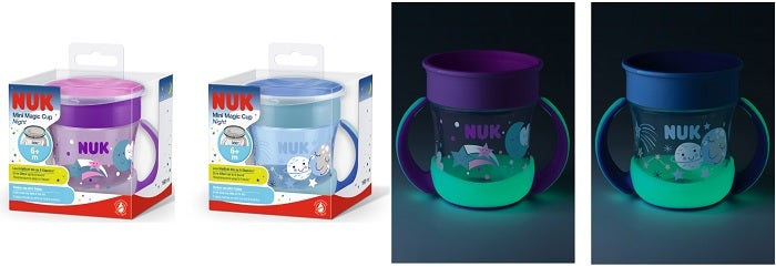 Nuk Tazza Kiddy Cup Night Con Beccuccio 300ml 12Mesi+-2