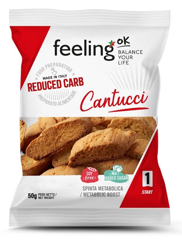 Feeling Ok Cantucci +Protein Mandorla 50g-1