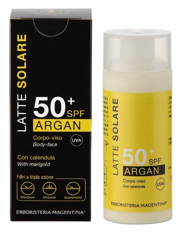 Latte Solare Argan Corpo Viso 125ml SPF50+-1