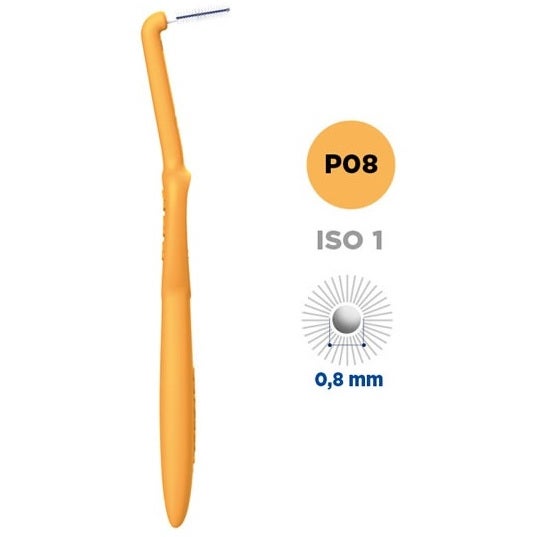 Curasept Proxi Angle Scovolino P08 Arancio Chiaro 5 Pezzi 0,8mm - 3