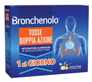 Bronchenolo Tosse Doppia Azione Gusto Miele E Limone 10 Bustine - 1