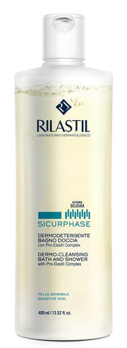 Rilastil Sicurphase Dermodetergente Bagno Doccia 400ml  - 1