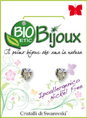 Bioetic Orecchino Cuore 5mm Crystal  - 1