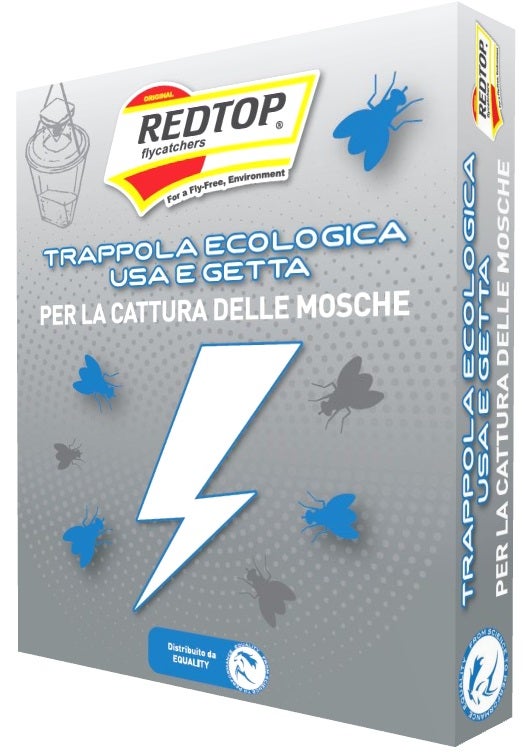 Equality Trappola per Mosche Usa e Getta Red Top-2
