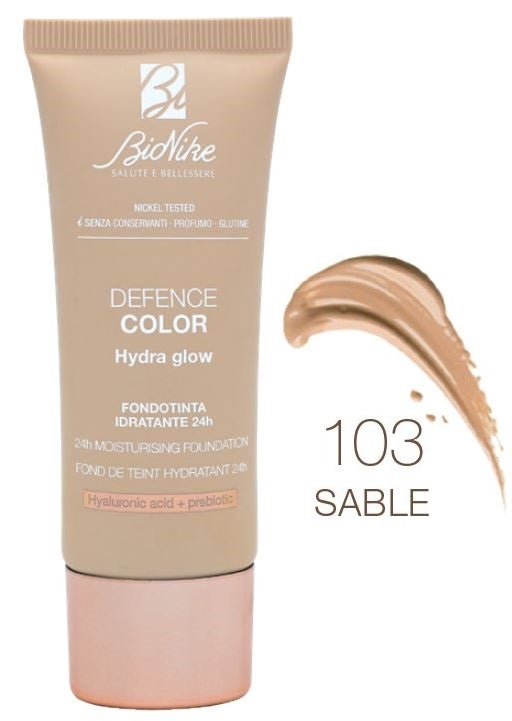 Bionike Defence Color Fondotinta Hydra Glow 103 Sable 30ml-2
