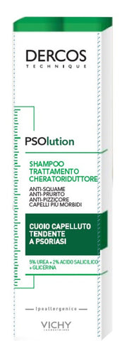 Vichy Dercos Shampoo Psolution Trattamento Cheratoriduttore 200ml-2