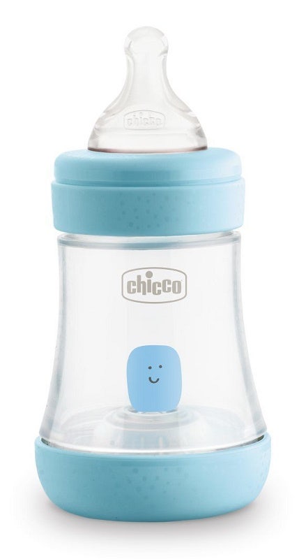 Chicco Perfect 5 Biberon 150 ml Azzurro - Flusso LENTO  - 1