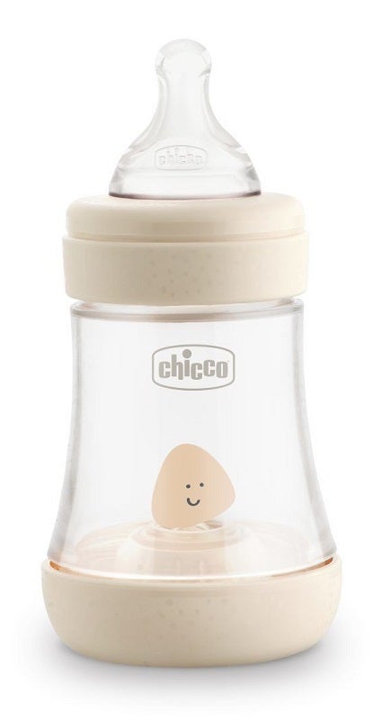 Chicco Perfect 5 Biberon 150 ml Beige - Flusso LENTO  - 1