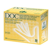 Doc Powder Free Guanto Chirurgico Lattice Superficie Microruvida Taglia 7 50 Paia-2