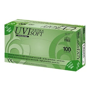Uvi Guanto Vinile Extra Soft No Talco Taglia Large 100 Pezzi  - 1