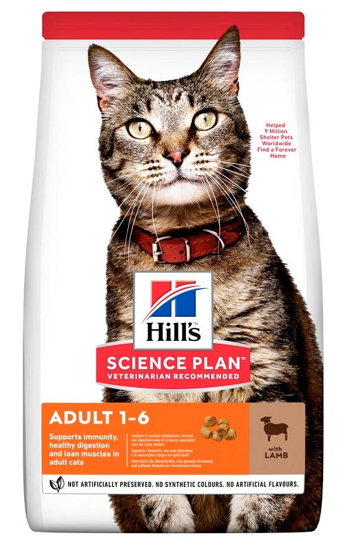 Hill's Science Plan Adult 1 - 6 Anni Crocchette Agnello Per Gatti Sacco 1,5kg-1