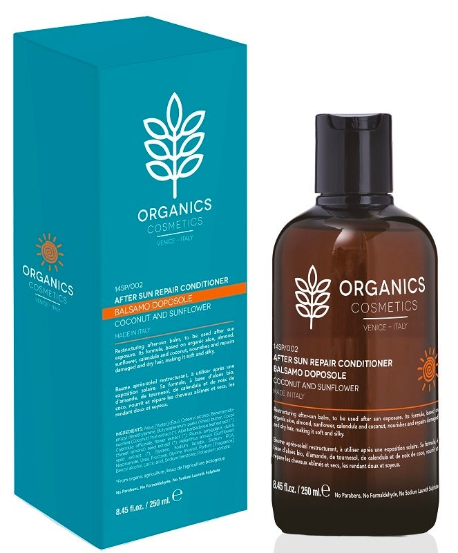 Organics Cosmetics Balsamo Doposole Capelli 250ml-1