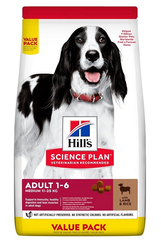 Hill's Science Plan Adult 1-6 Medium Lamb & Rice 2,5kg-2