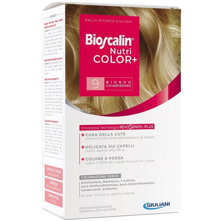 Bioscalin Nutricolor Plus Colorazione Capelli Permanente 9 Biondo Chiarissimo  - 2