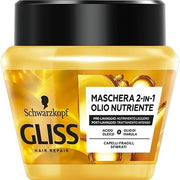 Schwarzkopf Gliss Maschera 2In1 Olio Nutriente 300ml - 2