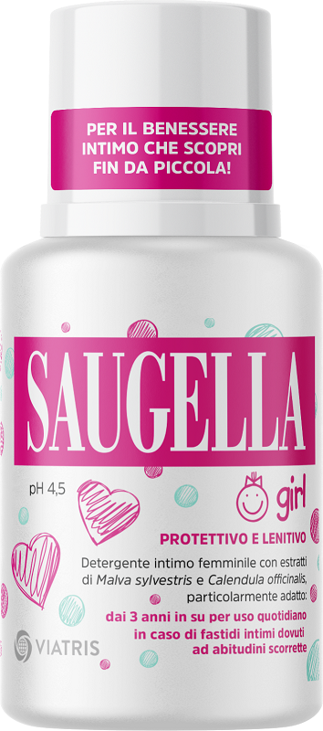 Saugella Girl Protettivo e Lenitivo Detergente Intimo 100ml-2