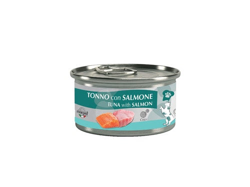 Marpet Chef Tonno Con Salmone Cibo Umido Per Gatti Adulti Lattina 80g-2