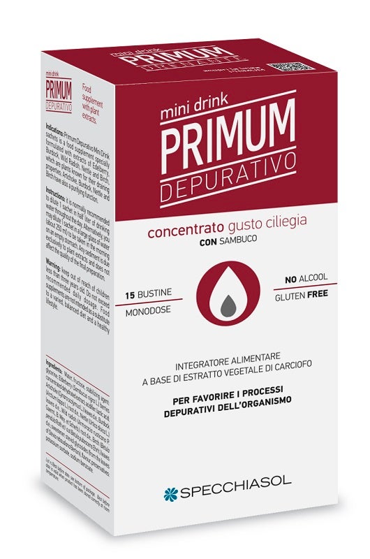 Primum Drenante Gusto Ciliegia Minidrink 15 Bustine-2