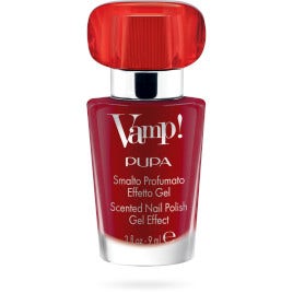 Pupa Vamp! Smalto Profumato Effetto Gel 204 Passionate Red 9ml  - 1
