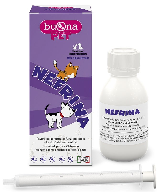 Buona Pet Nefrina Mangime Complementare Pasta Fluida Cani/Gatti 60g-1